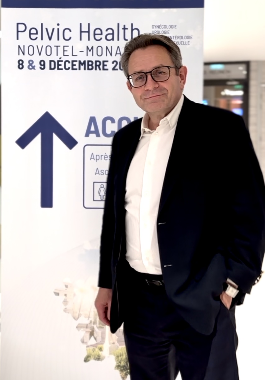 Professor Eric Allaire at the Pelvic Health congress in Monaco 2022